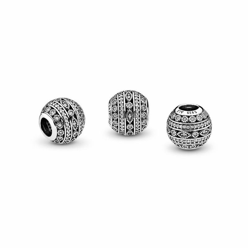 Pandora Glittering Shapes Charm Silver Egypt ZK9628307